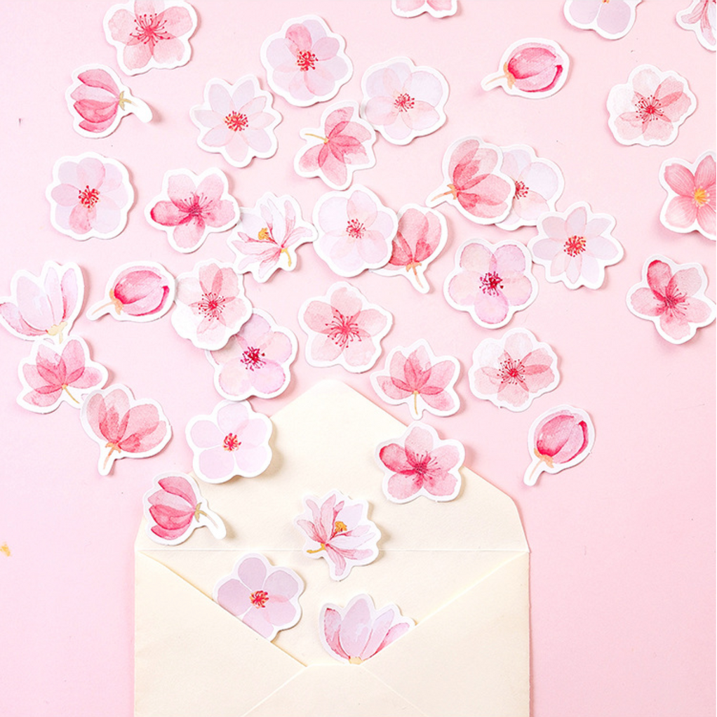 Cherry Blossom Paper Stickers