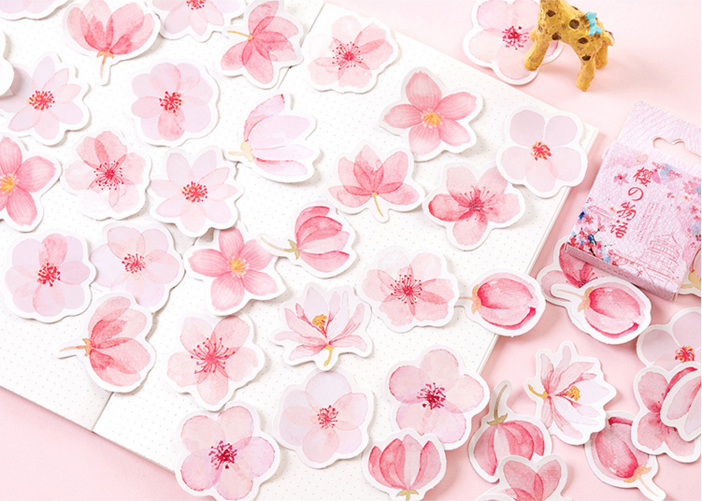 Cherry Blossom Paper Stickers