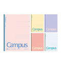 Campus Positive & Relax Pastel Notebook 5-Pack [LIMITED] (Kokuyo)