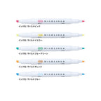 Mildliner Highlighter & Marker Pen 5-Color Set (Zebra)