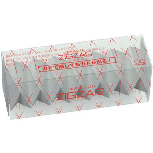 48 Corner Zigzag Eraser (Sun-Star Stationery)