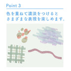 Kirabi Glitter Marker Pen [4-Color Set] (Sun-Star Stationery)