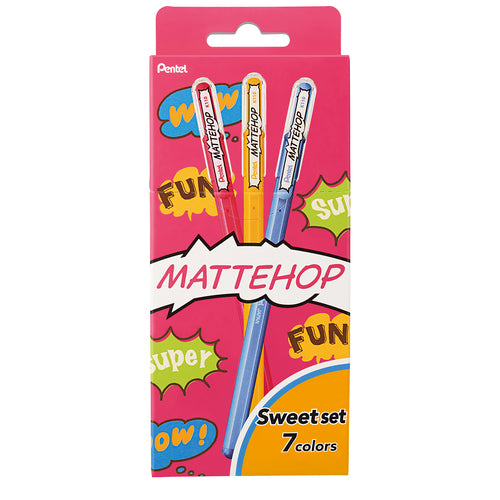 Mattehop Gel Ink Pen Set (Pentel)
