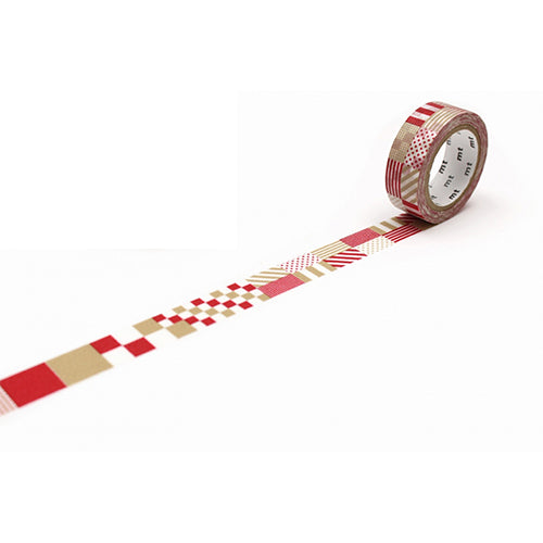 mt 1P Patterned Washi Tape (Kamoi)