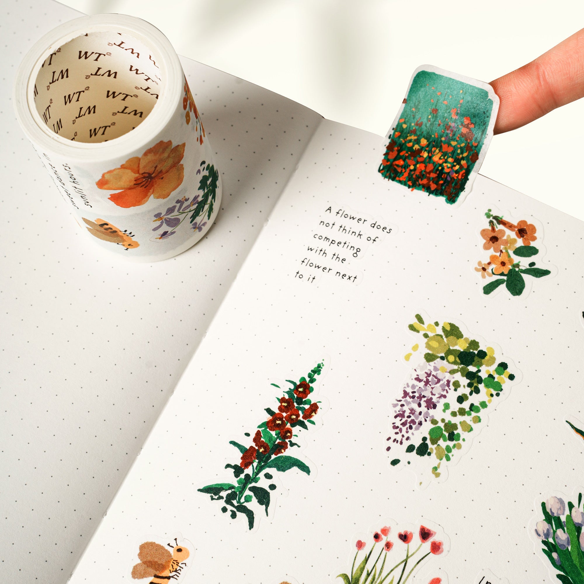 Spring Oasis Washi Tape Sticker Set