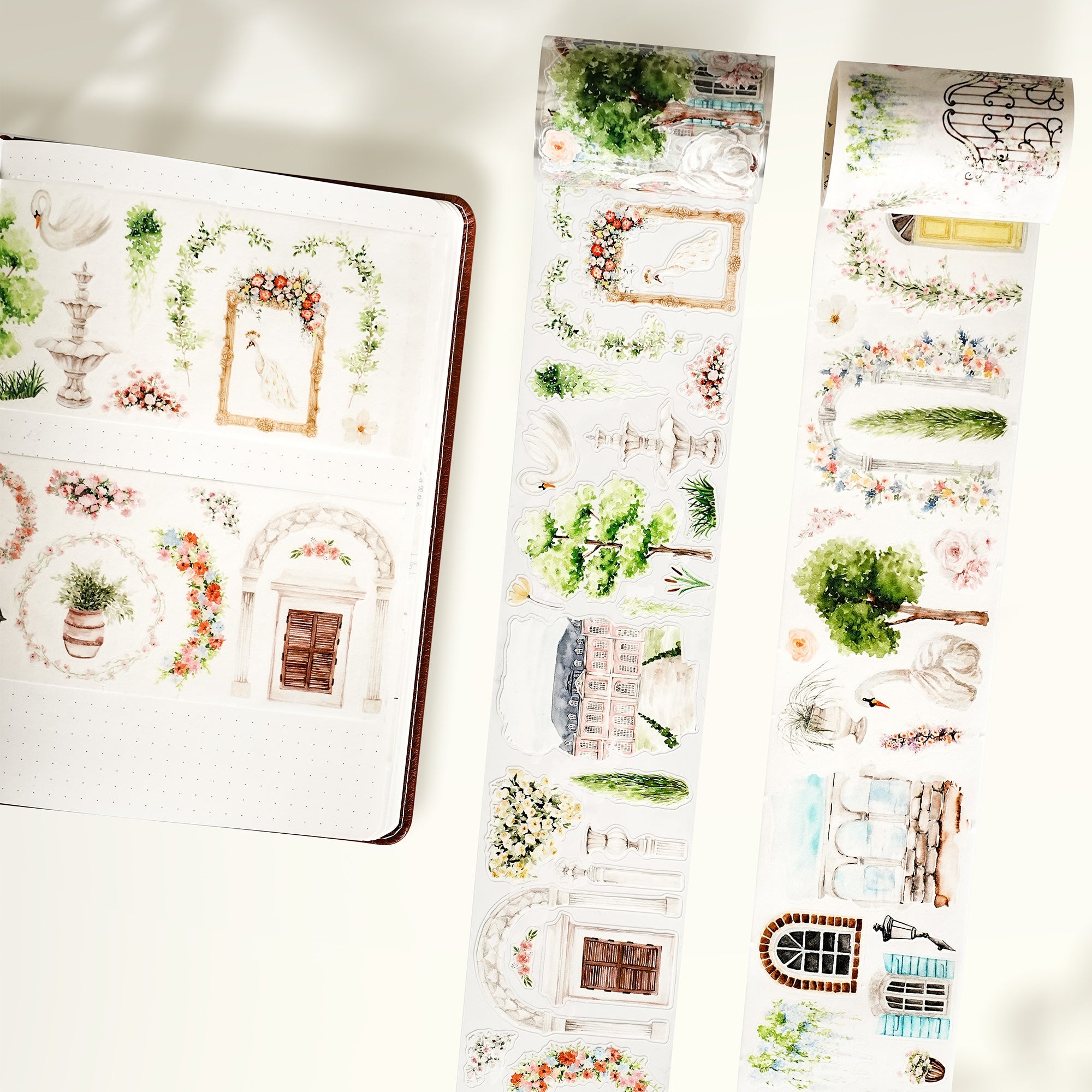 Pre-cut French Courtyard Wide Washi/PET Tape