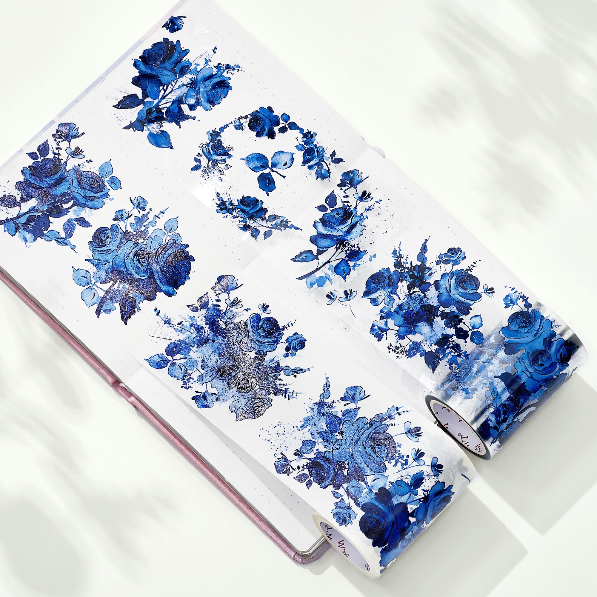 Cobalt Blue Wide Washi/PET Tape