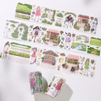 Pre-cut Civic Green Wide Washi/PET Tape