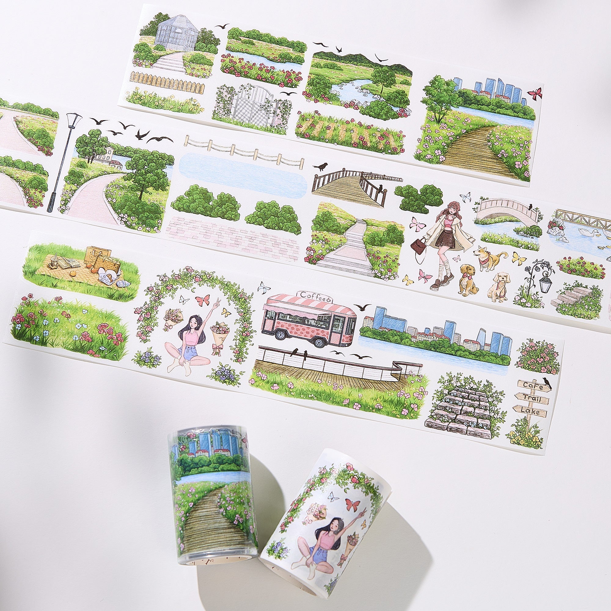 Pre-cut Urban Grove Wide Washi/PET Tape