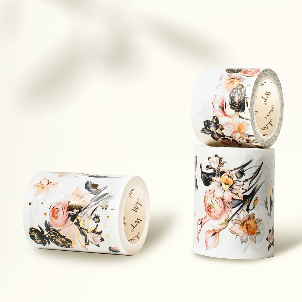 Auric Rose Washi Tape Sticker Set (GILDED)