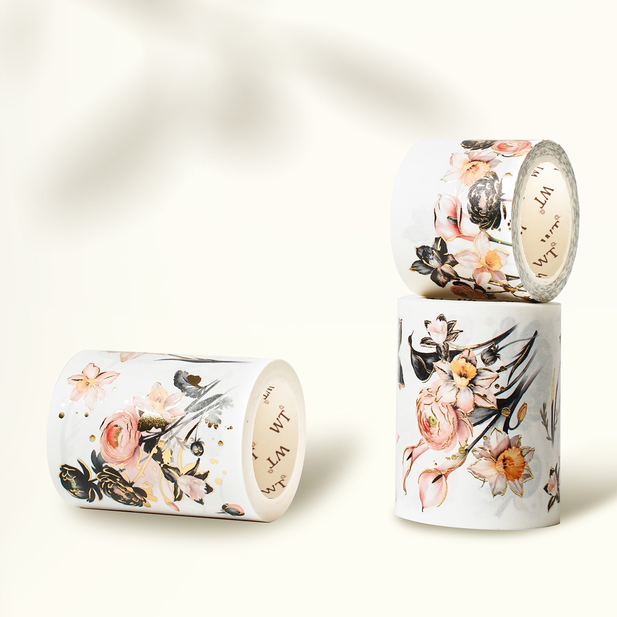 Auric Rose Washi Tape Sticker Set (GILDED)
