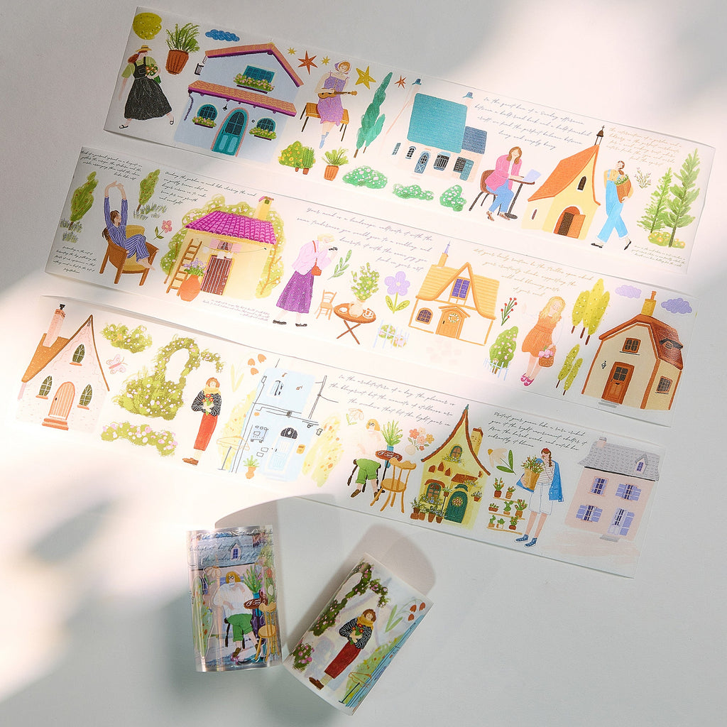 Pre-cut Aurora House Wide Washi/PET Tape