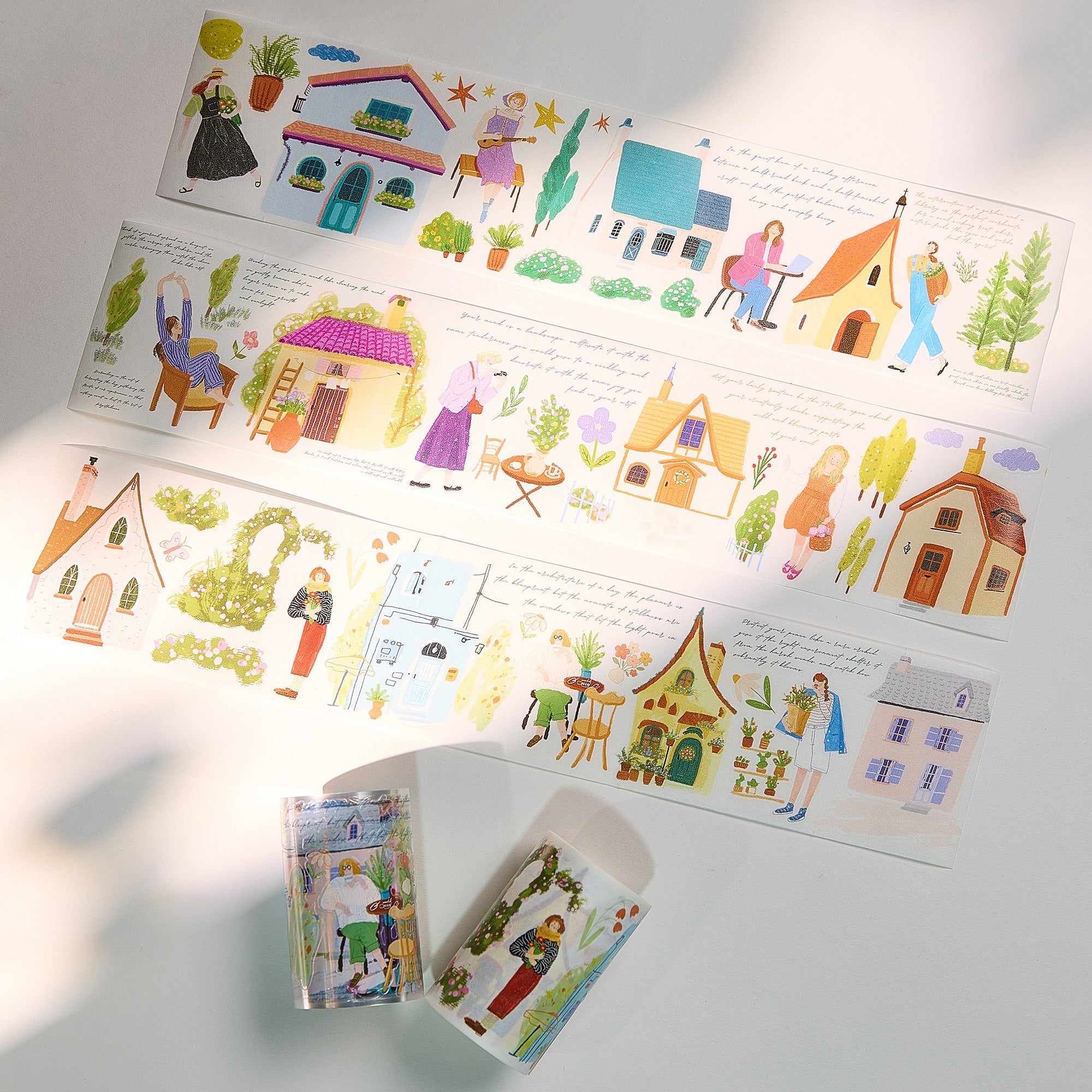 Pre-cut Aurora House Wide Washi/PET Tape