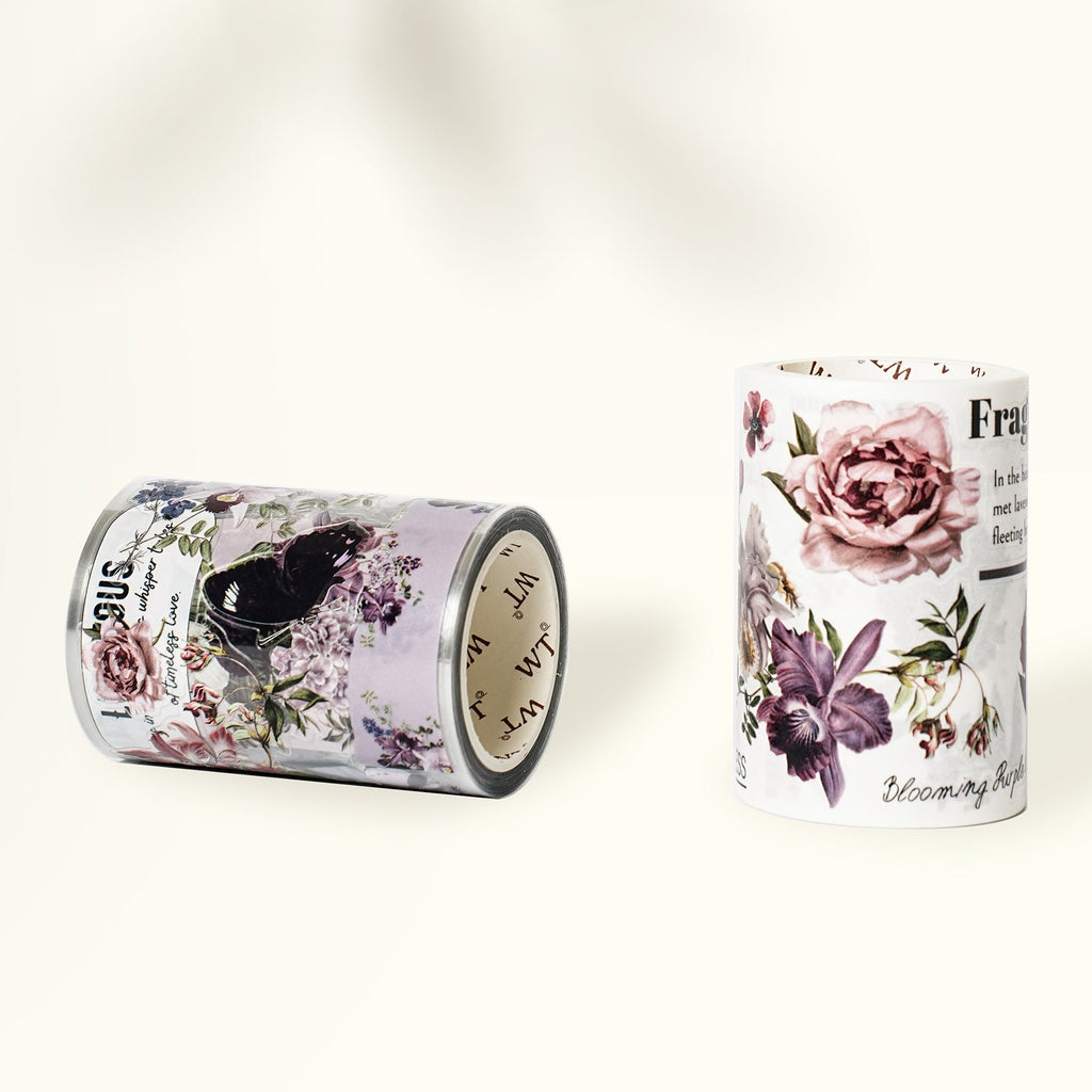 Pre-cut Violet Veil Wide Washi/PET Tape