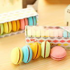 Mini Macaron Eraser Set