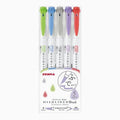 Mildliner Brush Pen Set - Cool Colors