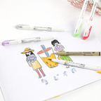 Mildliner Brush Pen Set - Cool Colors
