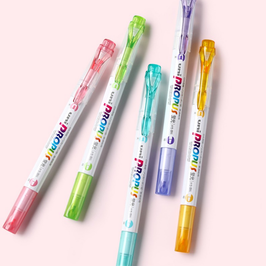Uni Propus Window Highlighter: Soft Color Set