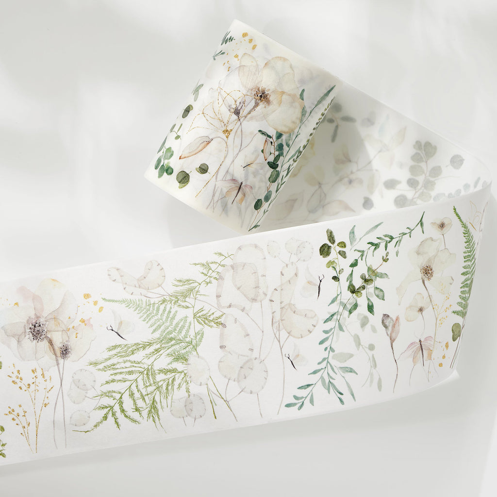 Vanilla Mint Wide Washi/PET Tape