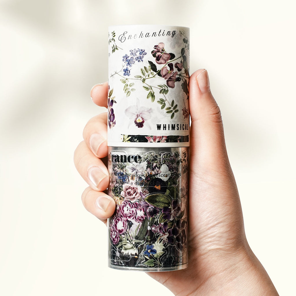 Pre-cut Violet Veil Wide Washi/PET Tape
