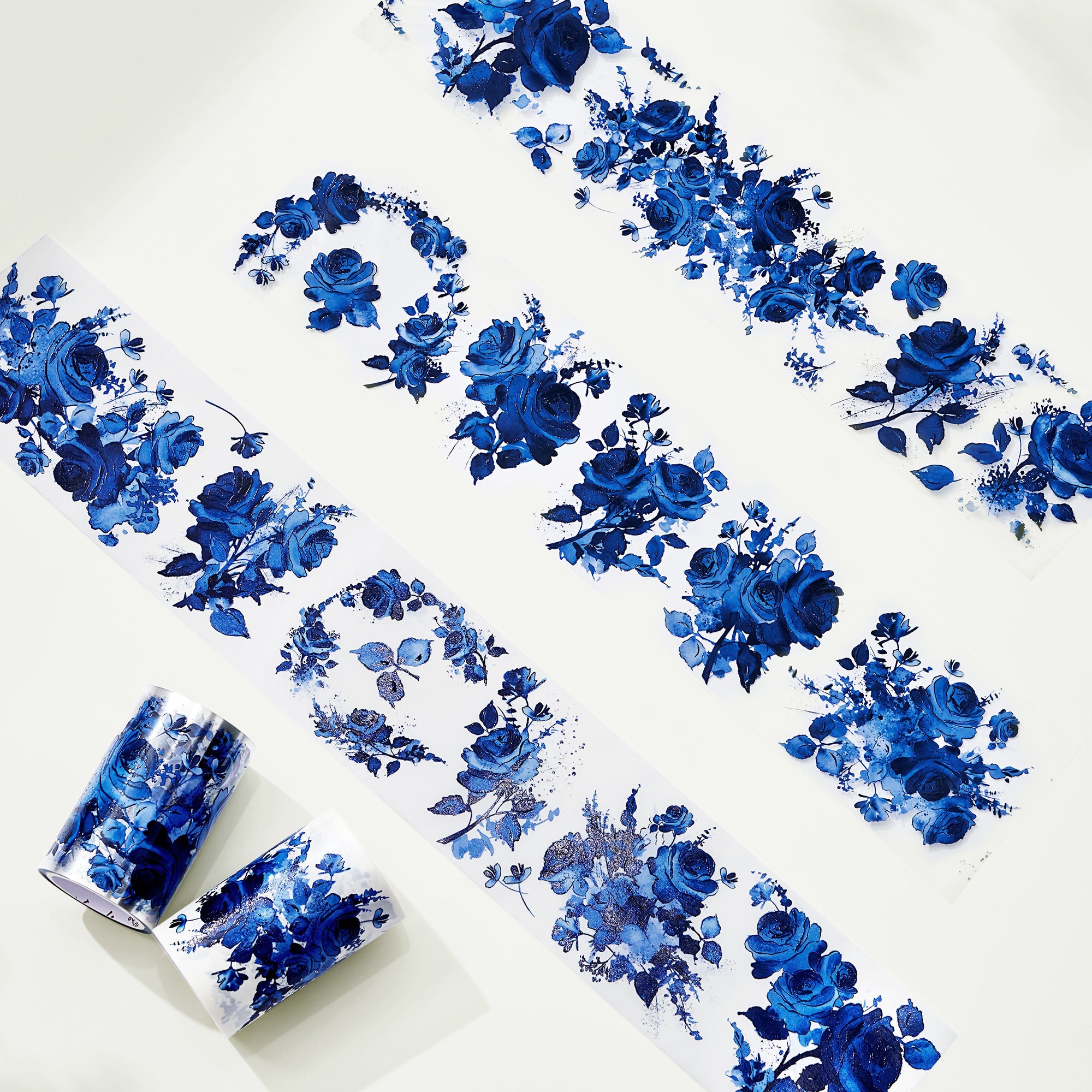 Cobalt Blue Wide Washi/PET Tape