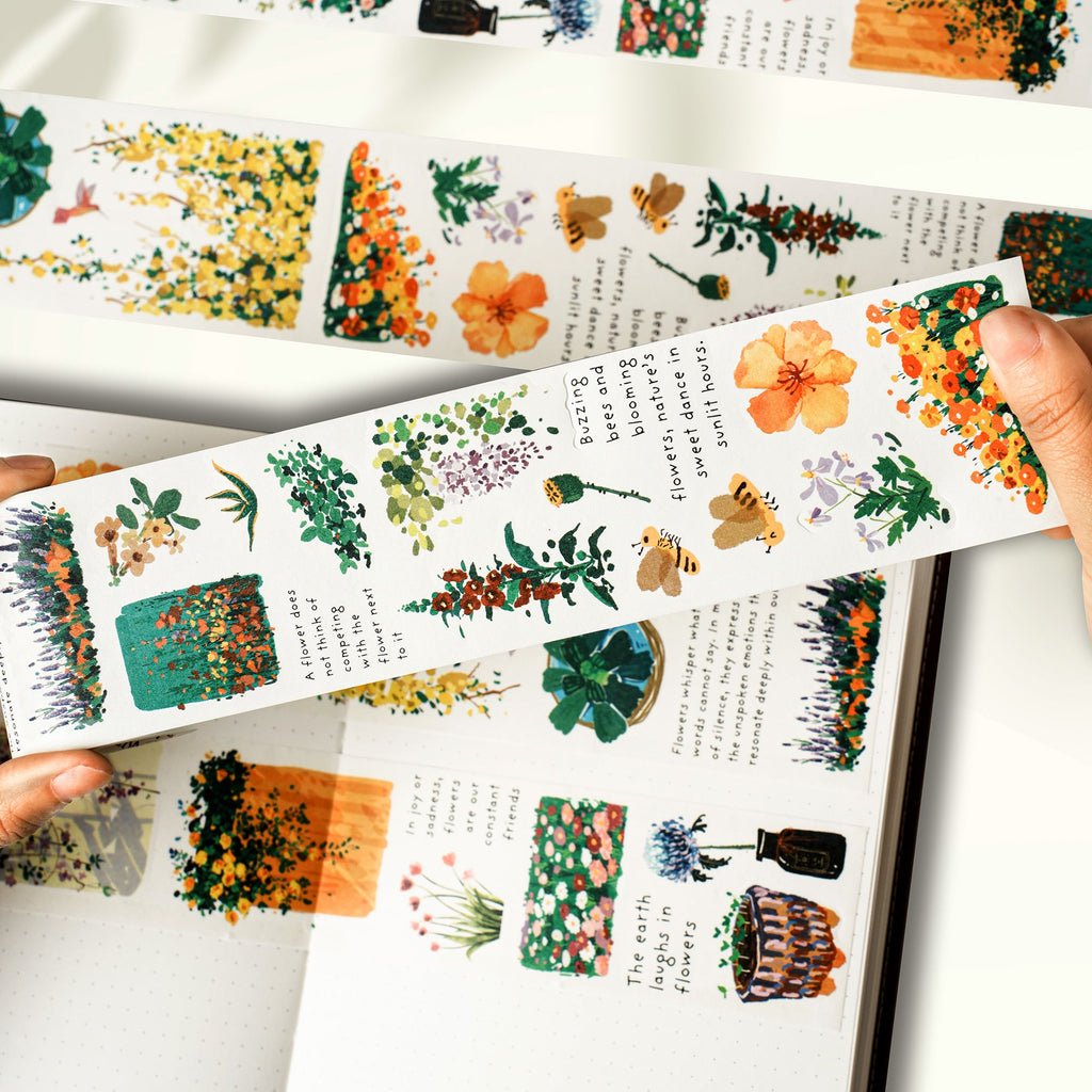 Spring Oasis Washi Tape Sticker Set