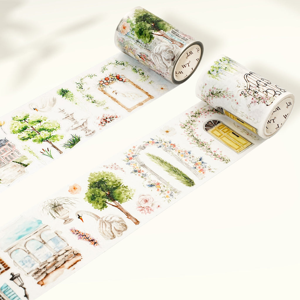 Pre-cut French Courtyard Wide Washi/PET Tape