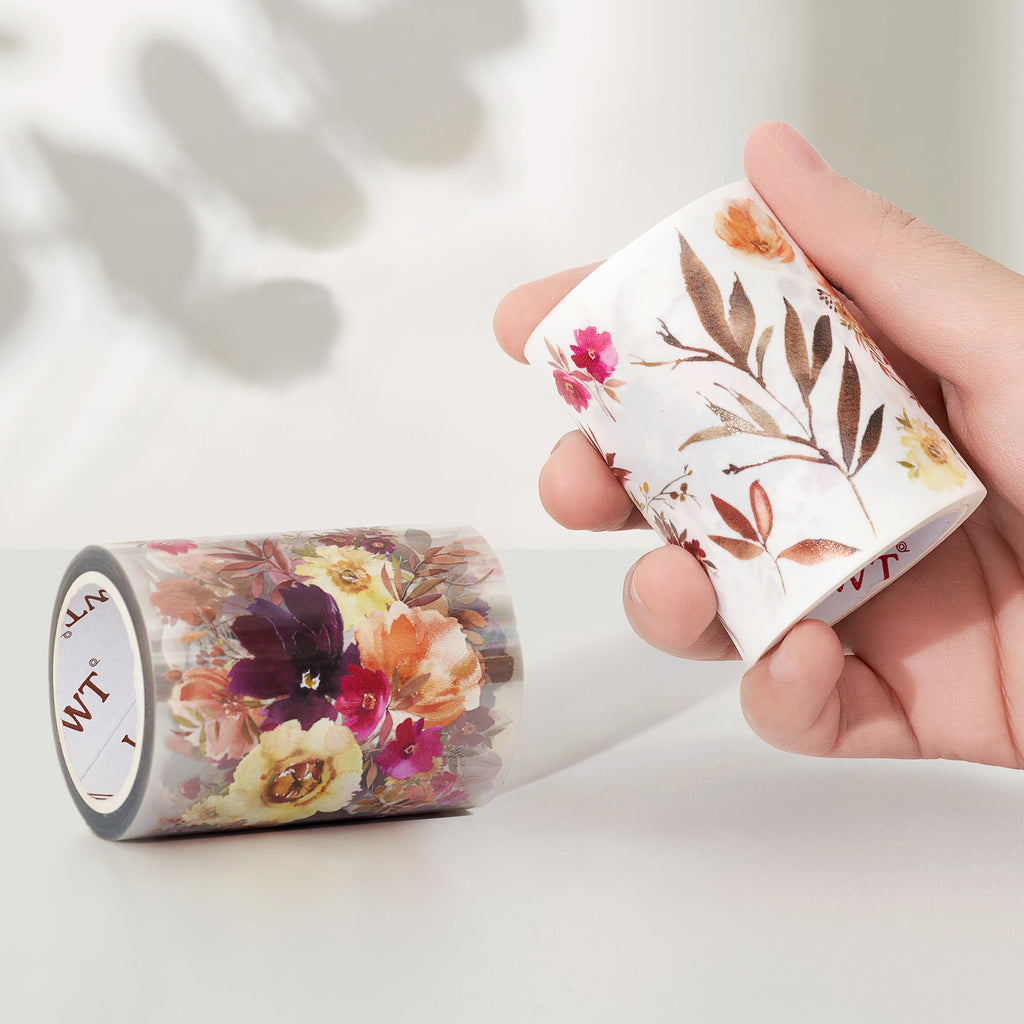 Autumn Rose Wide Washi/PET Tape