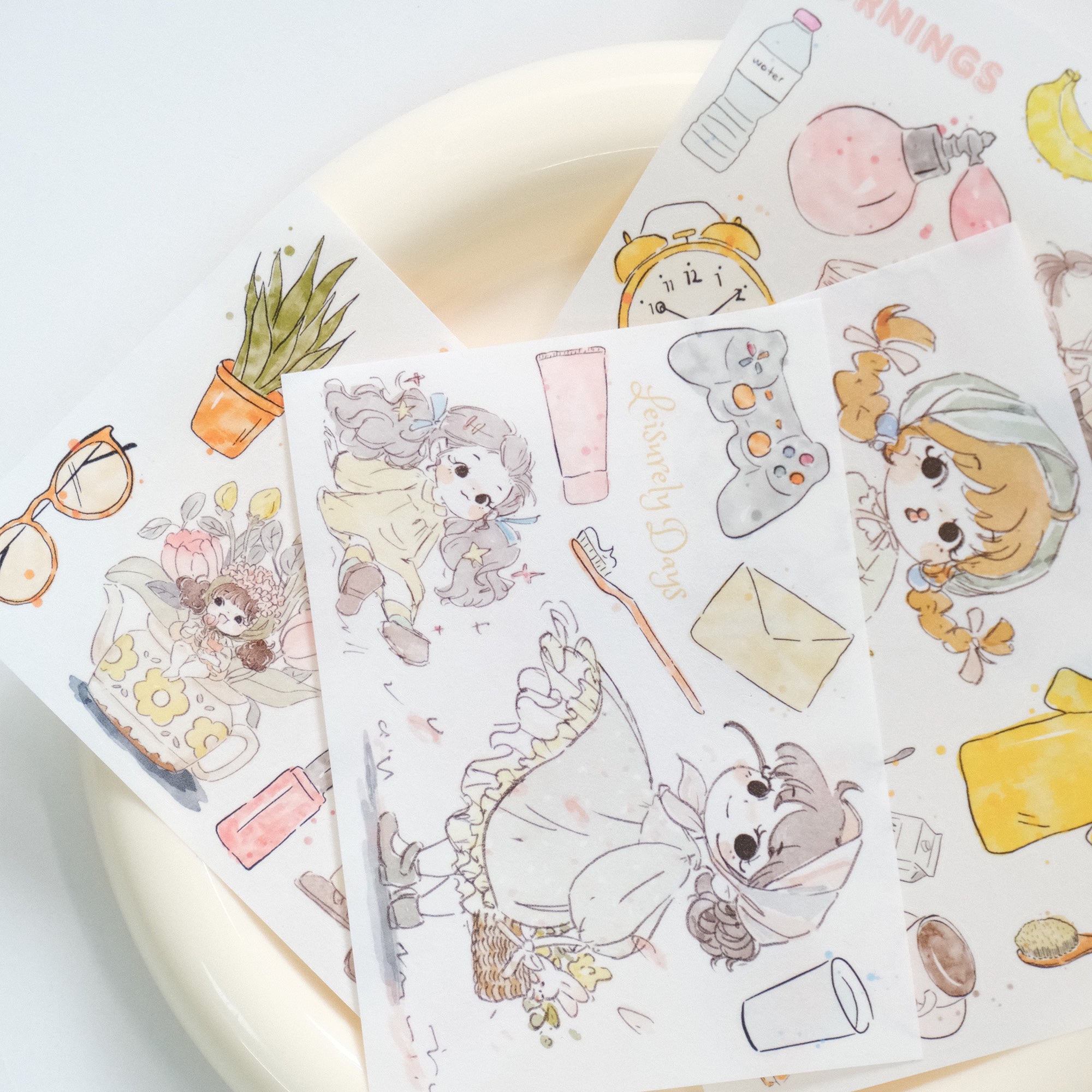 Cozy Mornings Washi Paper Sticker Set
