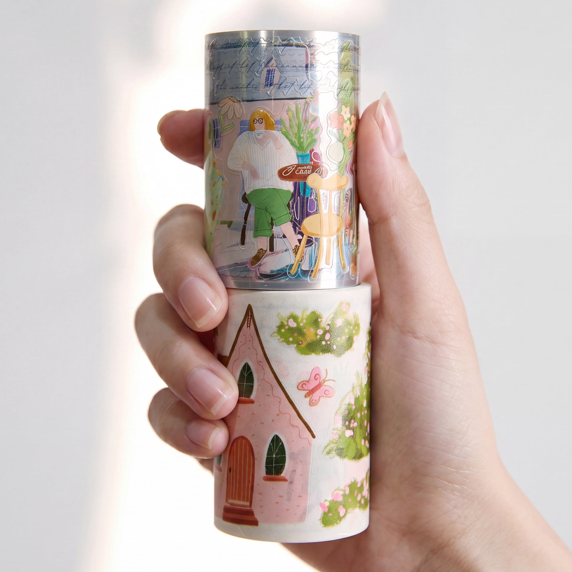 Pre-cut Aurora House Wide Washi/PET Tape