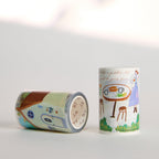 Pre-cut Bloom House Wide Washi/PET Tape