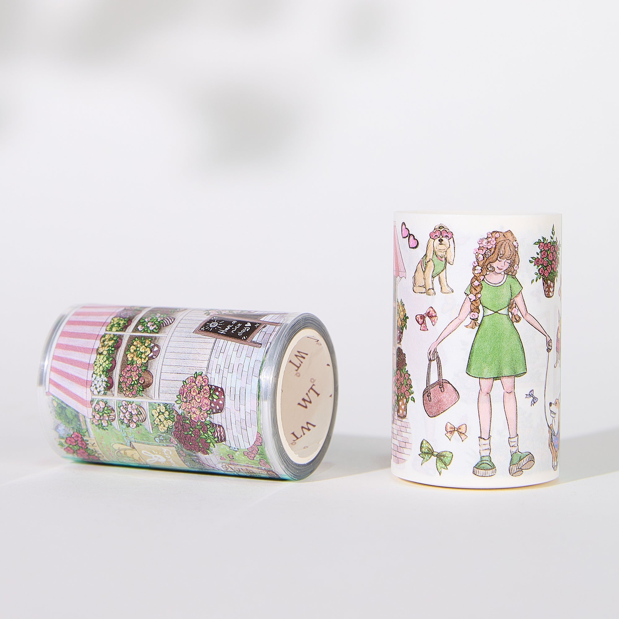 Pre-cut Civic Green Wide Washi/PET Tape