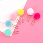 Pom Pom Paper Clips 6-Pack