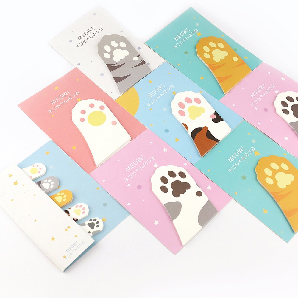 Cat Paw Sticky Notes