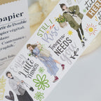 Pre-cut Silent Silhouette Wide Washi/PET Tape