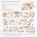 Pre-cut Sweet Rosé Wide Washi/PET Tape