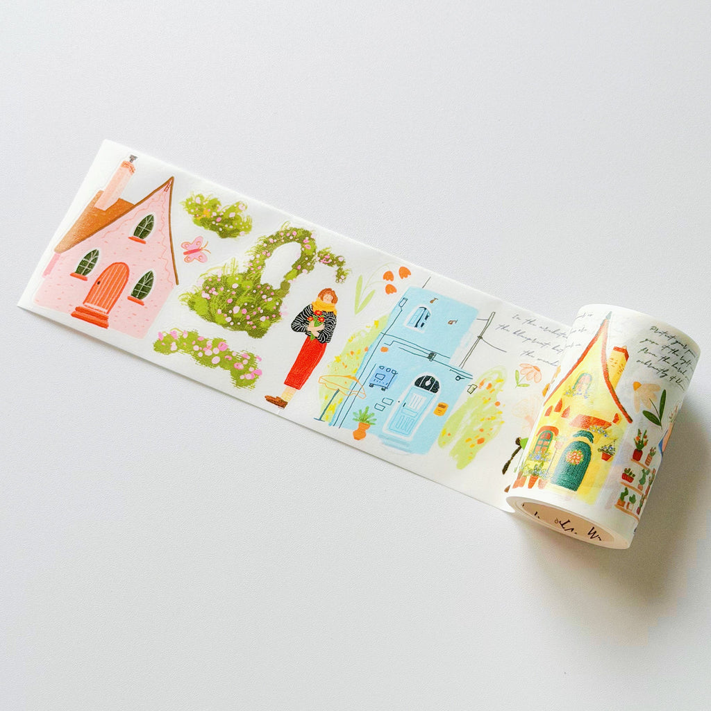 Pre-cut Aurora House Wide Washi/PET Tape