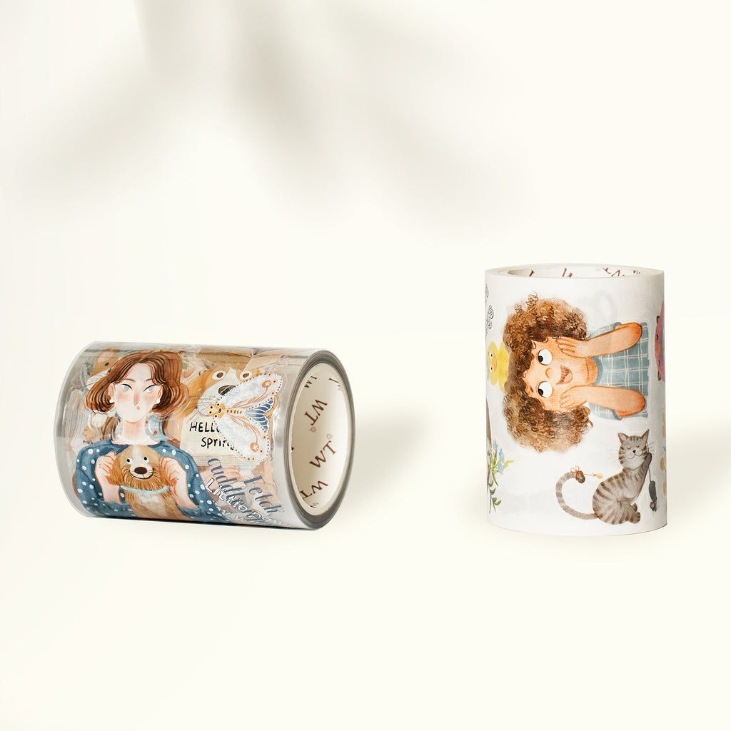 Pre-cut Sunday Vibe Wide Washi/PET Tape