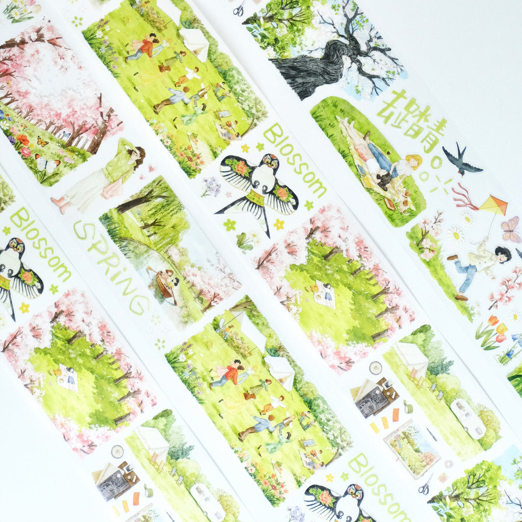 Pre-cut Sakura Voyage Wide Washi/PET Tape