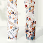 Dusty Blue & Cinnamon Wide Washi/PET Tape