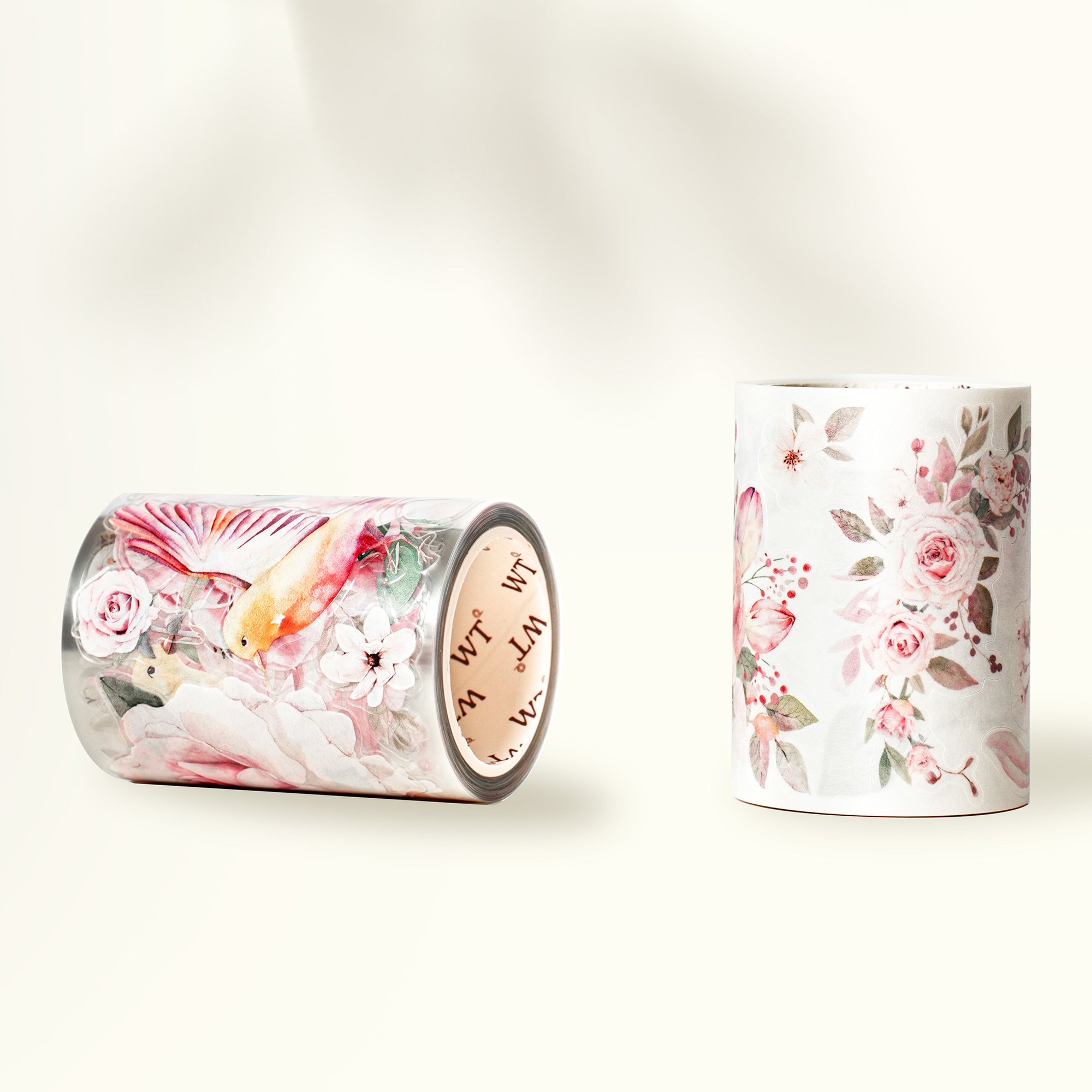 Pre-cut Pink Velvet Wide Washi/PET Tape