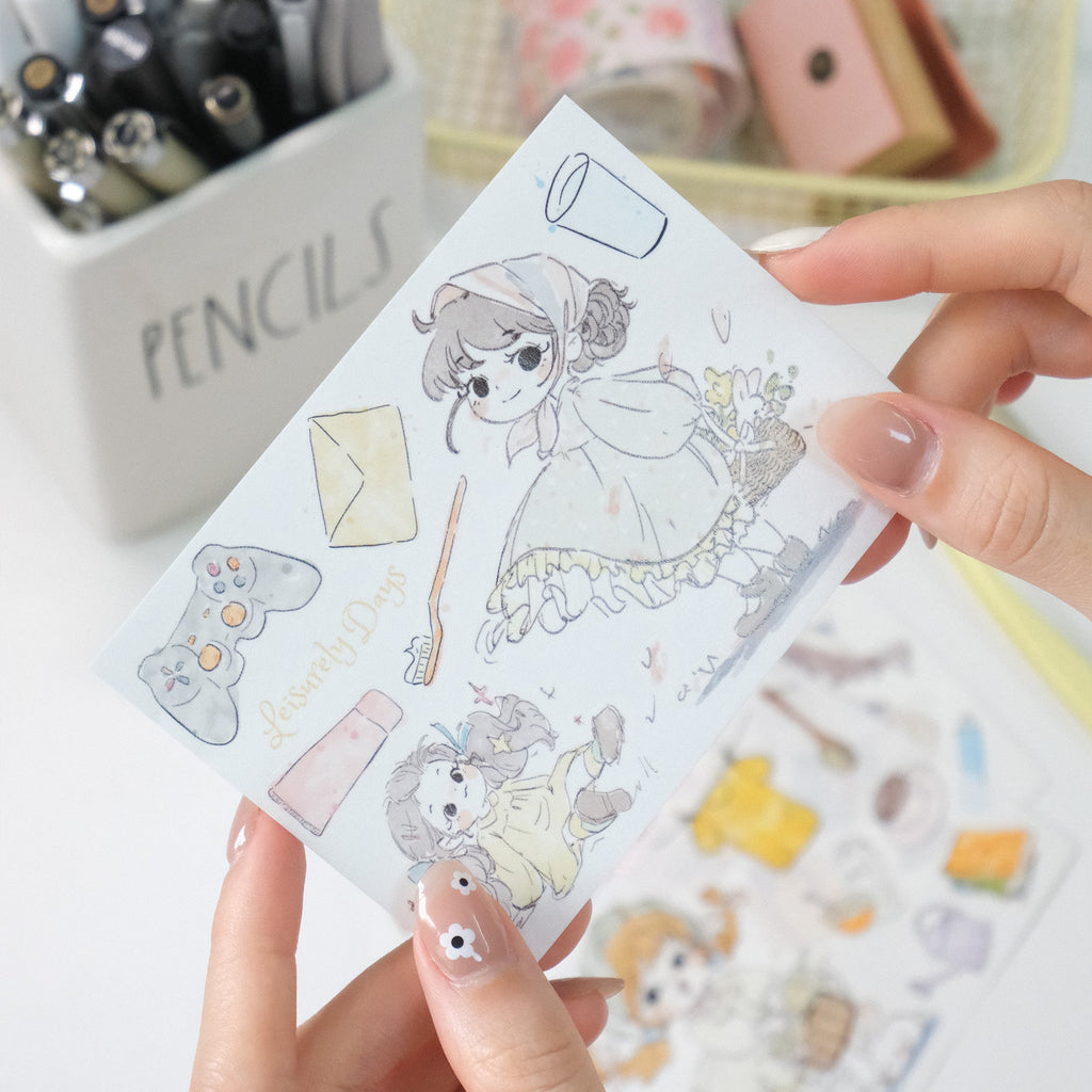 Cozy Mornings Washi Paper Sticker Set