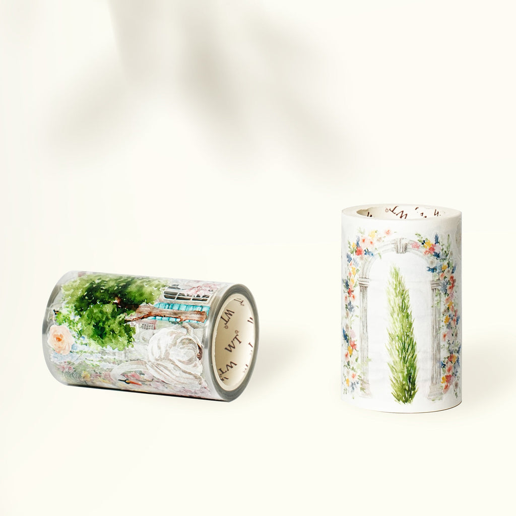 Pre-cut French Courtyard Wide Washi/PET Tape