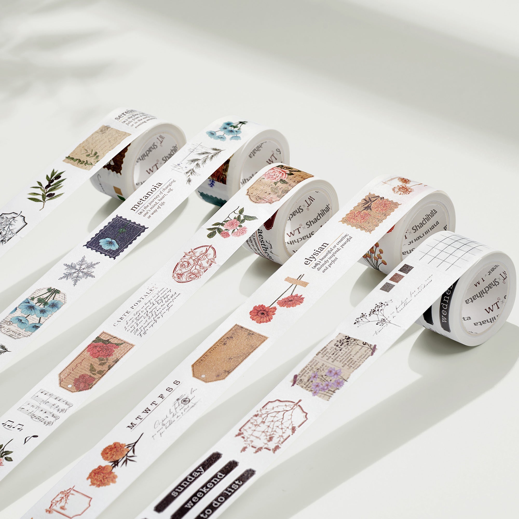 Seasonal Splendor Washi Tape Sticker Set