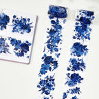 Cobalt Blue Wide Washi/PET Tape