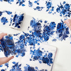 Cobalt Blue Wide Washi/PET Tape