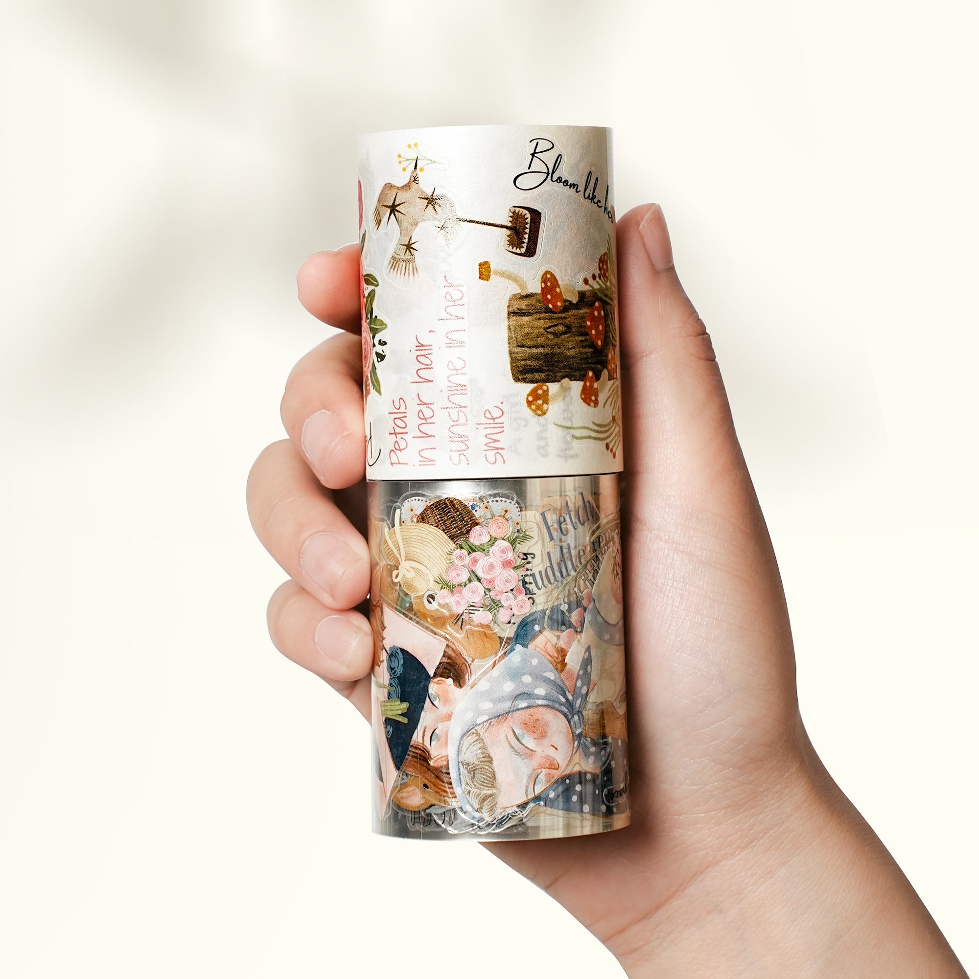 Pre-cut Sunday Vibe Wide Washi/PET Tape