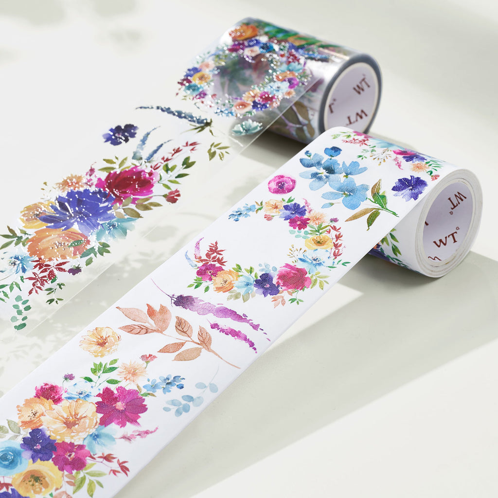 Pretty Florals Wide Washi/PET Tape