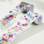 Pretty Florals Wide Washi/PET Tape