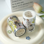Pre-cut Silent Silhouette Wide Washi/PET Tape